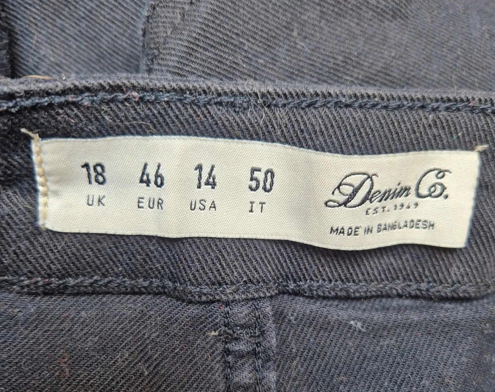 Falda de mezclilla negra Denim Co Talla 46 – photo 3